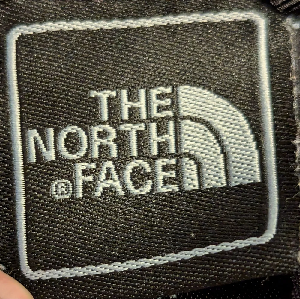 Men's North Face black zip up fleece, size small